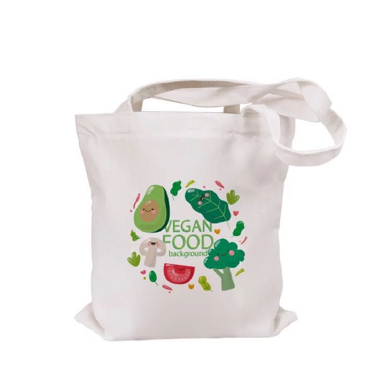 SG63 Custom Logo Canvas Cotton Tote Bags Reunion Cotton Shopping Bags Grocery Tote Bags til Shopping